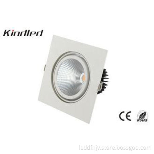 1800lm 34W Square LED Ceiling Downlights 4000K , Beam Angle